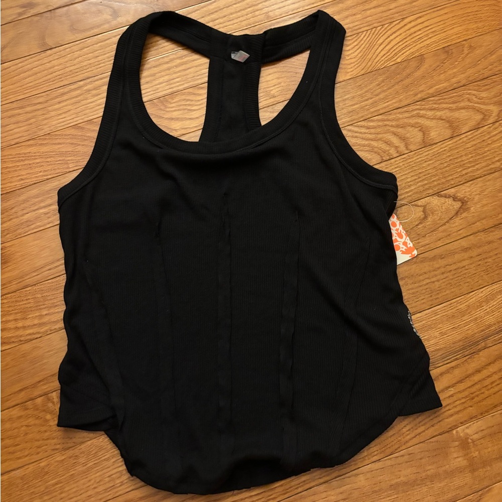 FP Movement Black Racerback Tank Top